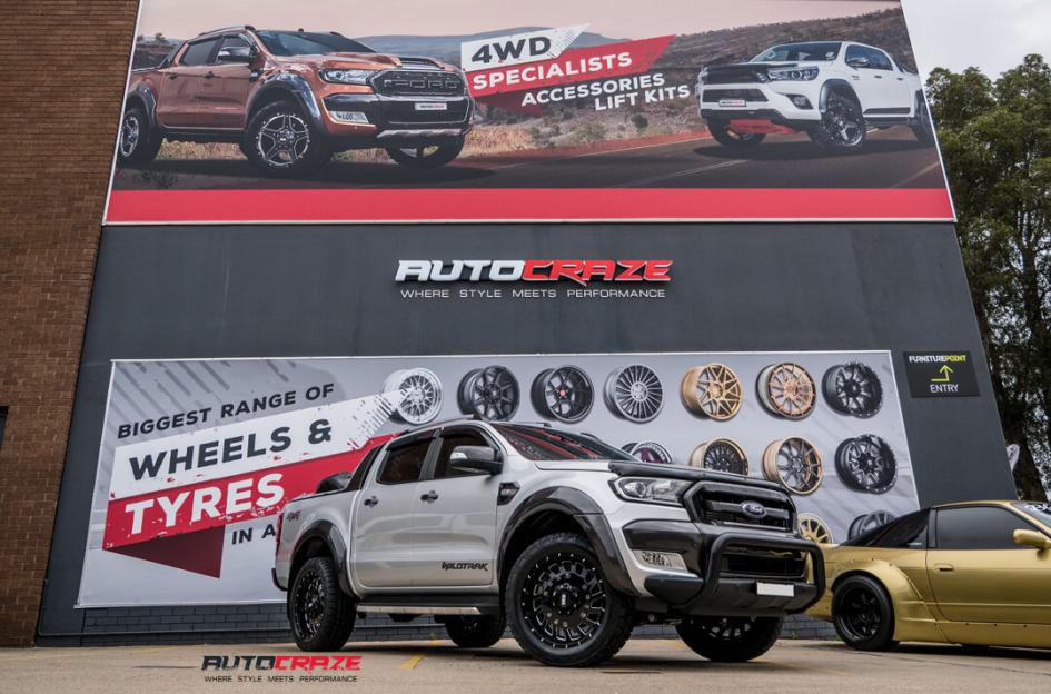 FORD RANGER GD03 GLOSS BLACK MILLED ACCENTS